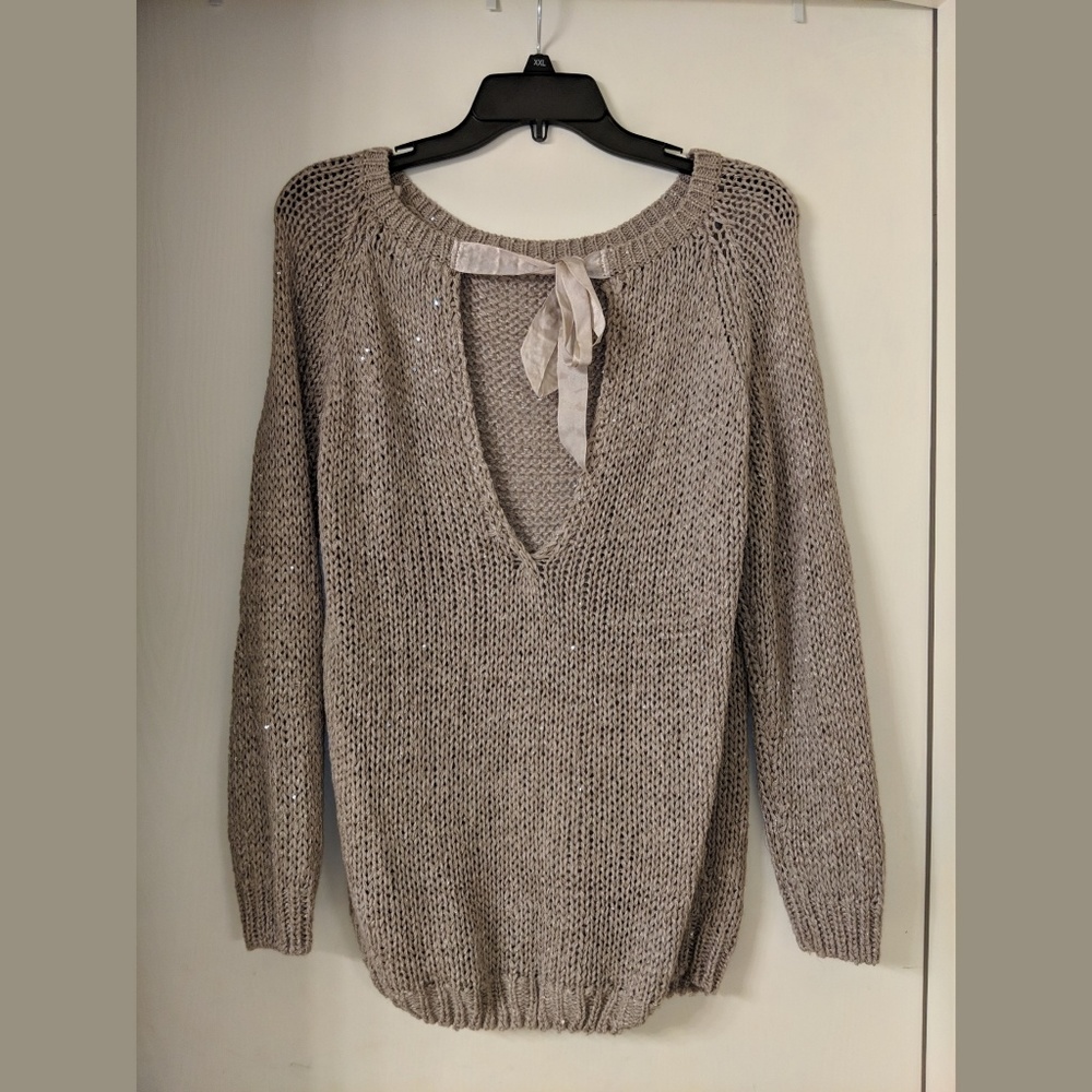 Bow Back Sweater